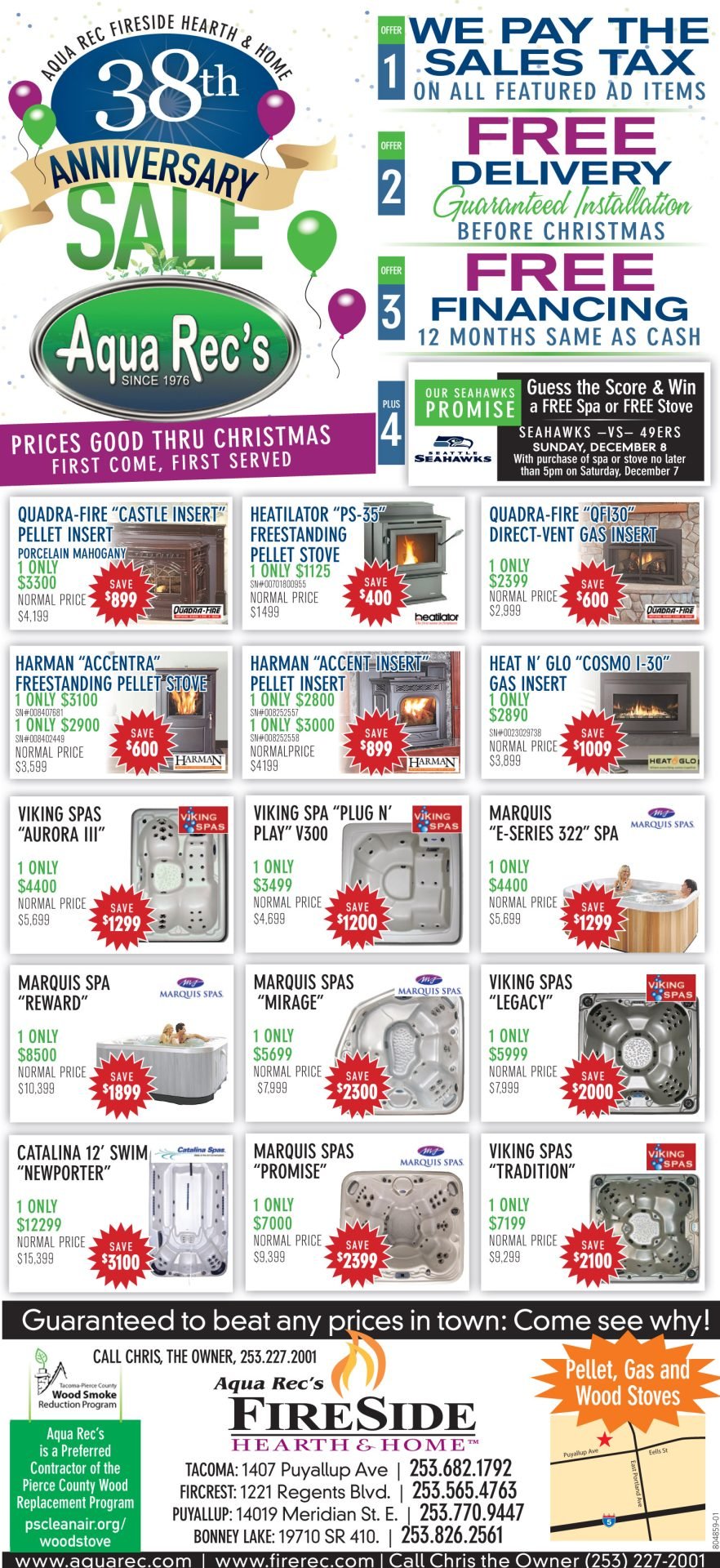 38th anniversary sale