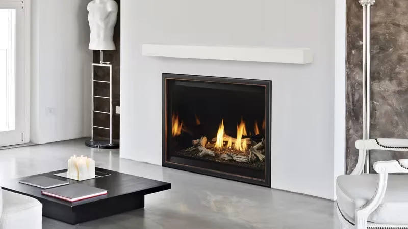 heat & glo series modern gas fireplace
