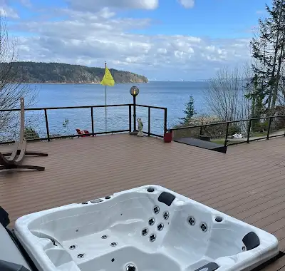 bullfrog spa at home by the ocean