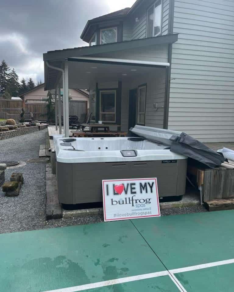 bullfrog spa installation