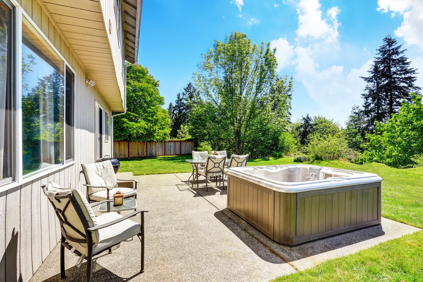Above-Ground Hot Tub
