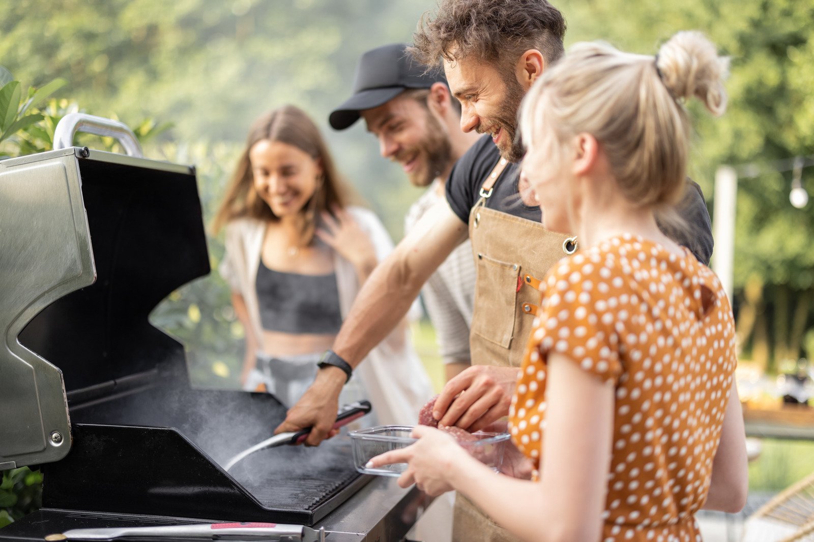 summer just got better with a freestanding bbq grill