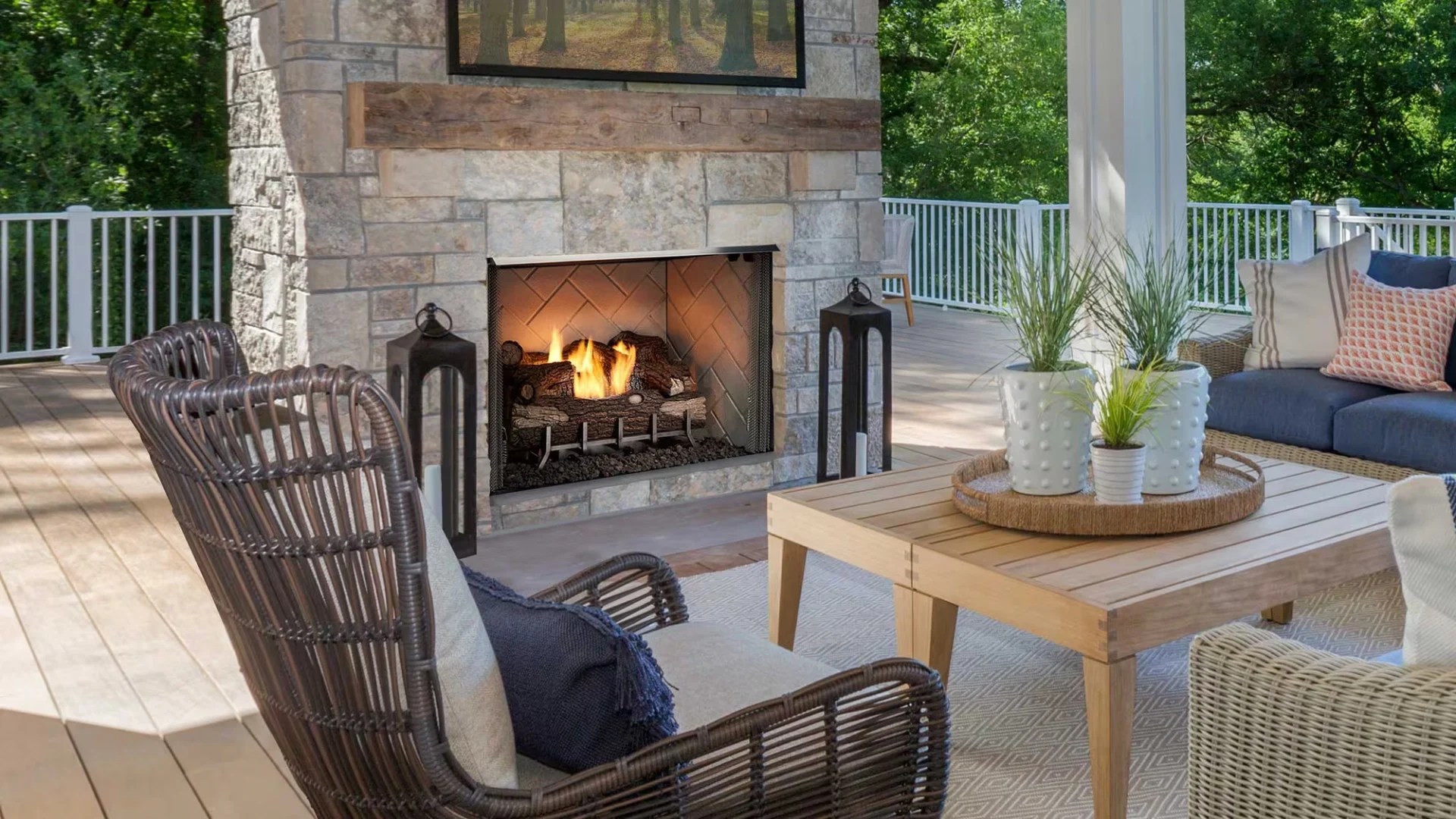 outdoor fireplaces by heatilator