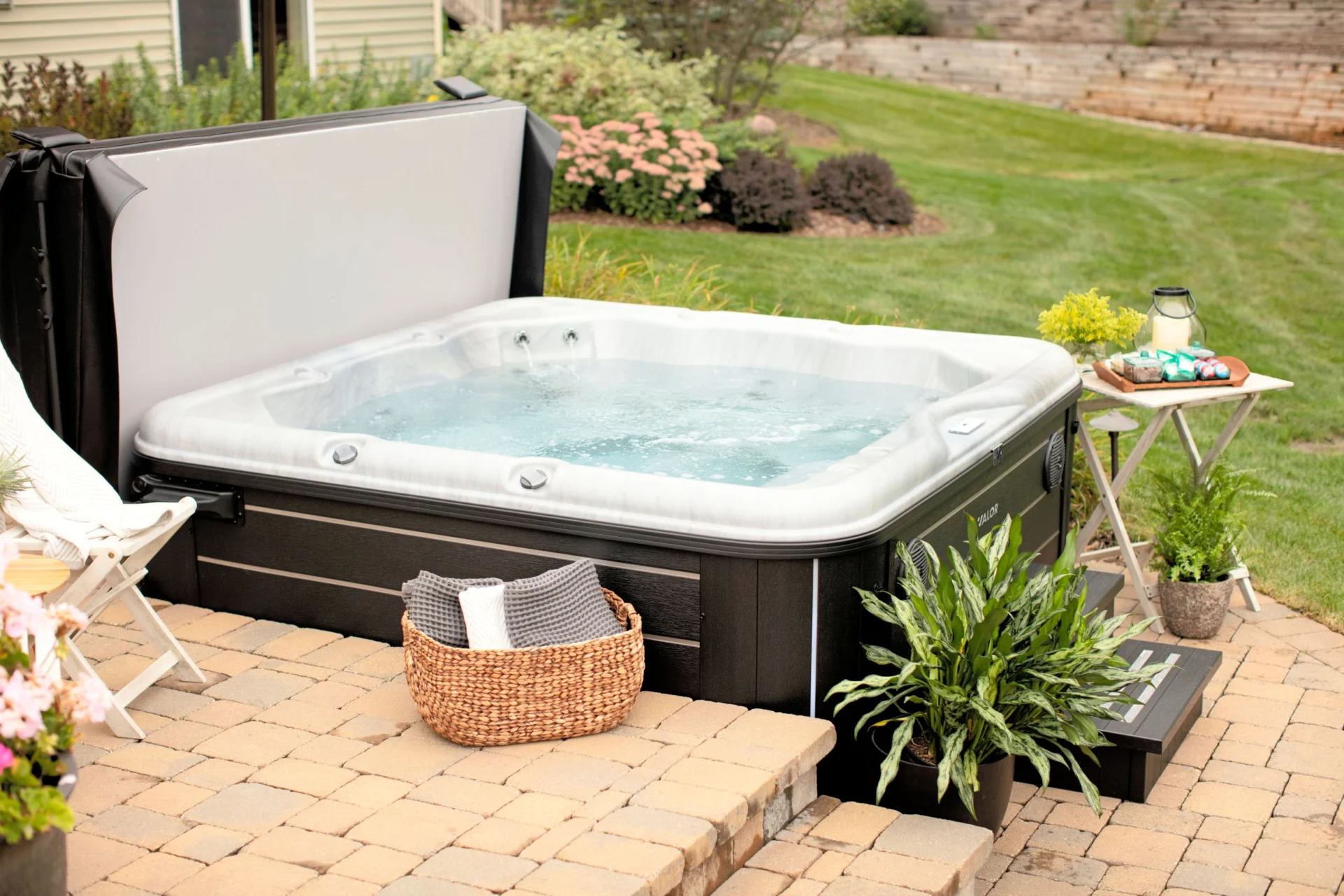 valor hot tub 7su install
